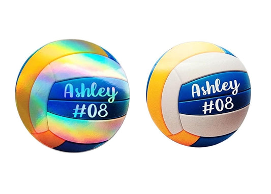 Custom Volleyball Stickers - Personalized Name & Team Number - KWL Creations