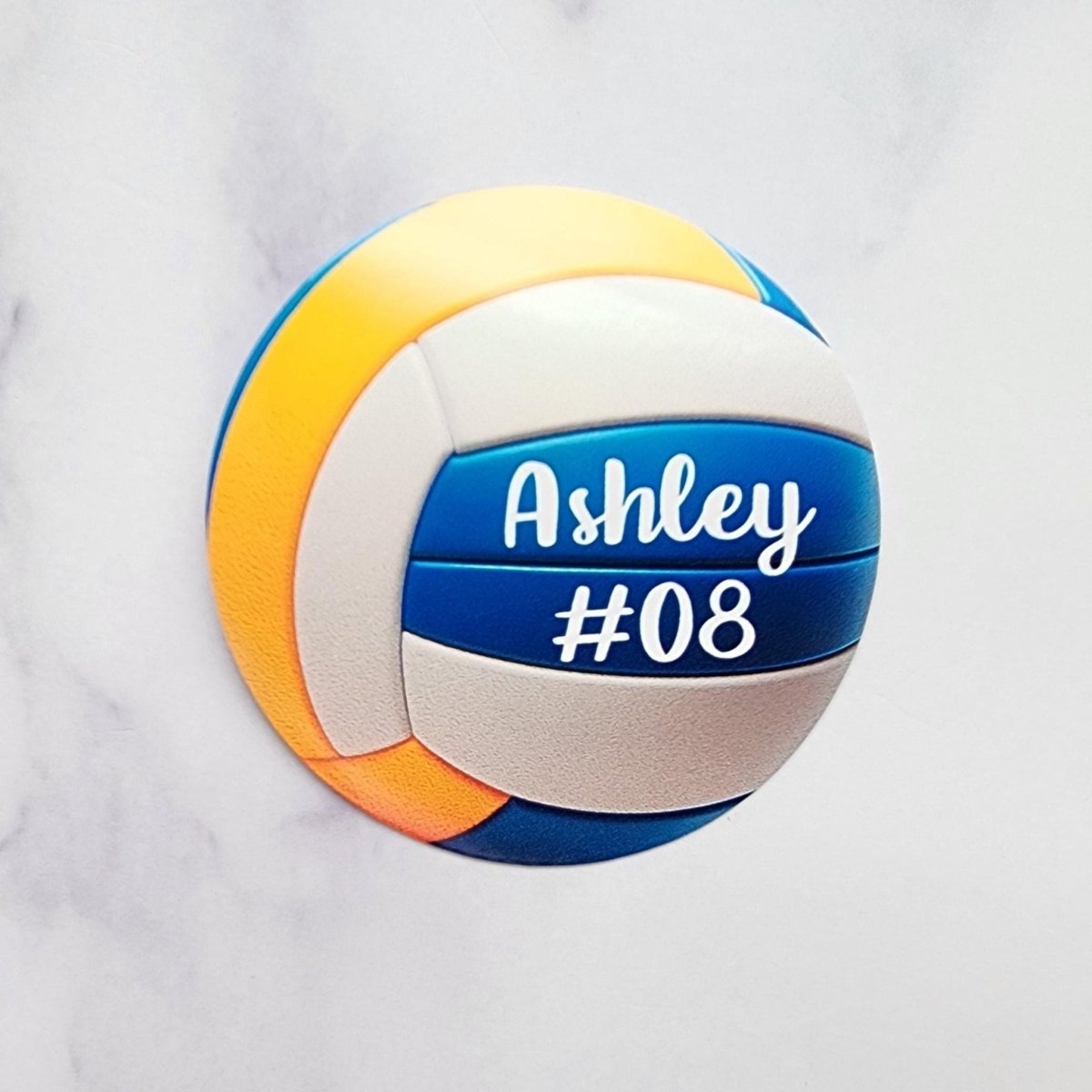 Custom Volleyball Stickers - Personalized Name & Team Number - KWL Creations