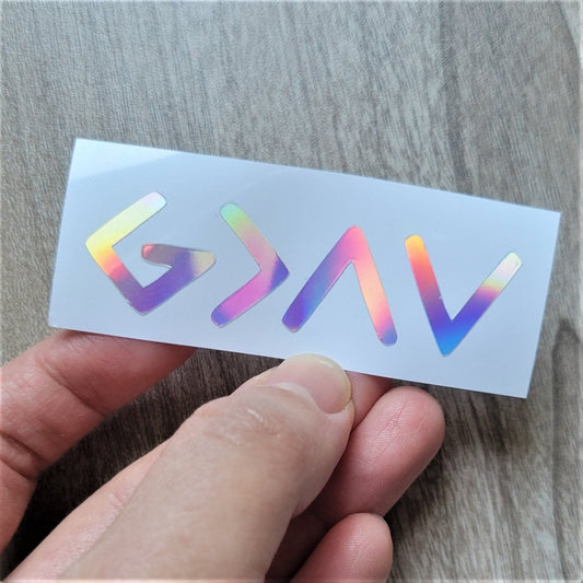 God is Greater Than Highs and Lows Decal: Inspirational Quote Sticker - KWL Creations