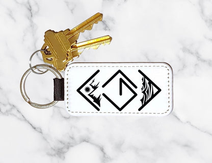 God Is Greater Than The Highs and Lows Keychain - KWL Creations