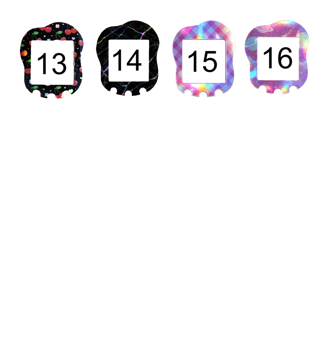 Holographic Faceplate Skins for Tamagotchi Uni (Compatible) - KWL Creations