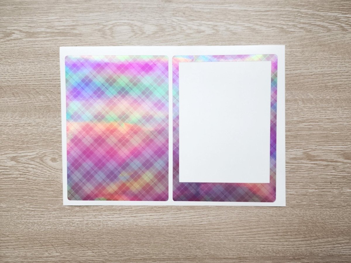 Holographic Pink Plaid Skin for Kindle Kobo - KWL Creations