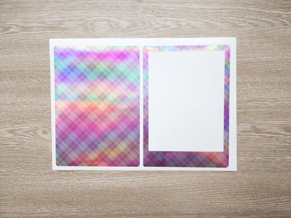 Holographic Pink Plaid Skin for Kindle Kobo - KWL Creations