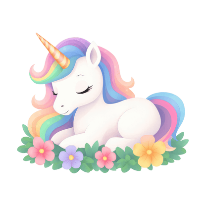 Holographic Unicorn Name Sticker: Personalized Kids Decal - KWL Creations