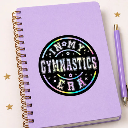 In My Gymnastics Era Holographic Vinyl Decal Sticker - KWL Creations