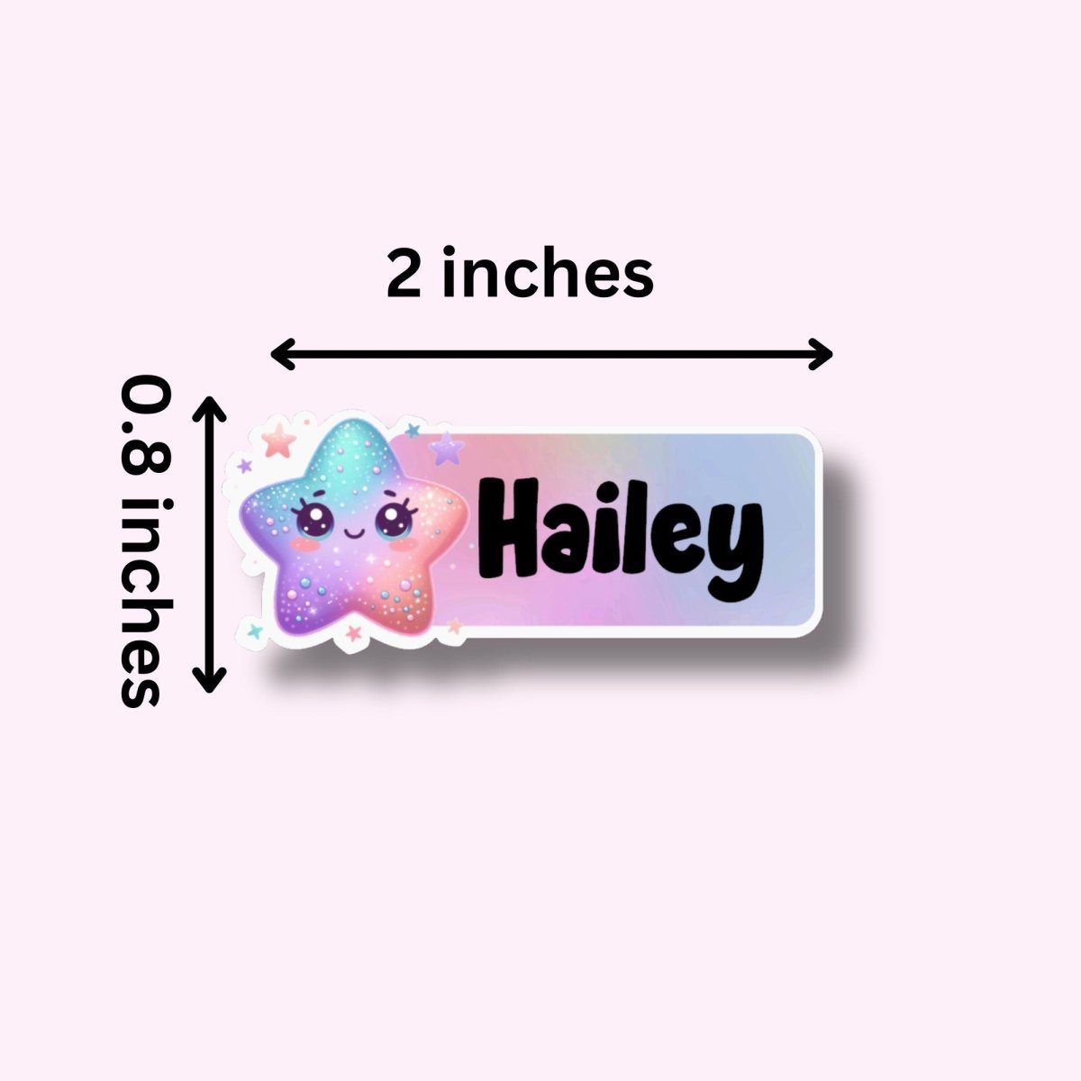 Pastel Rainbow Sea Animal Name Stickers: Kids Back to School Labels - KWL Creations