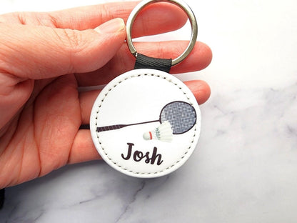 Personalized Badminton Racket Key Chain - KWL Creations