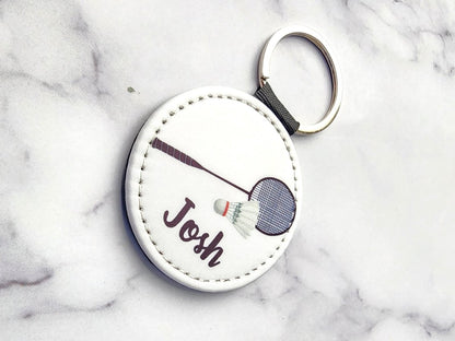 Personalized Badminton Racket Key Chain - KWL Creations