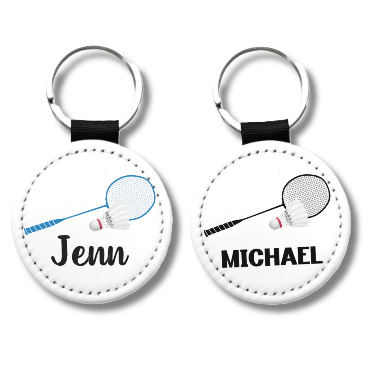 Personalized Badminton Racket Key Chain - KWL Creations