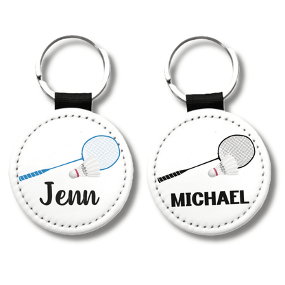 Personalized Badminton Racket Key Chain - KWL Creations