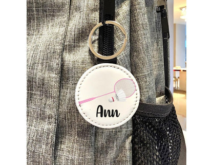 Personalized Badminton Racket Key Chain - KWL Creations
