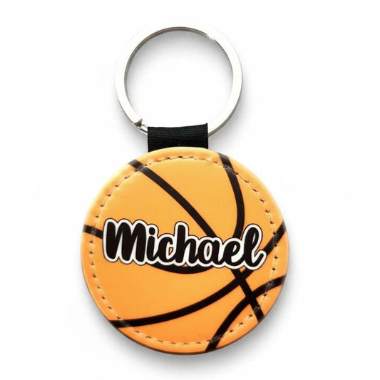 Personalized Basketball Keychain – Custom Name Sports Tag - KWL Creations