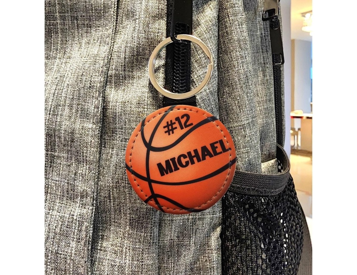 Personalized Basketball Keychain with Team Number - KWL Creations