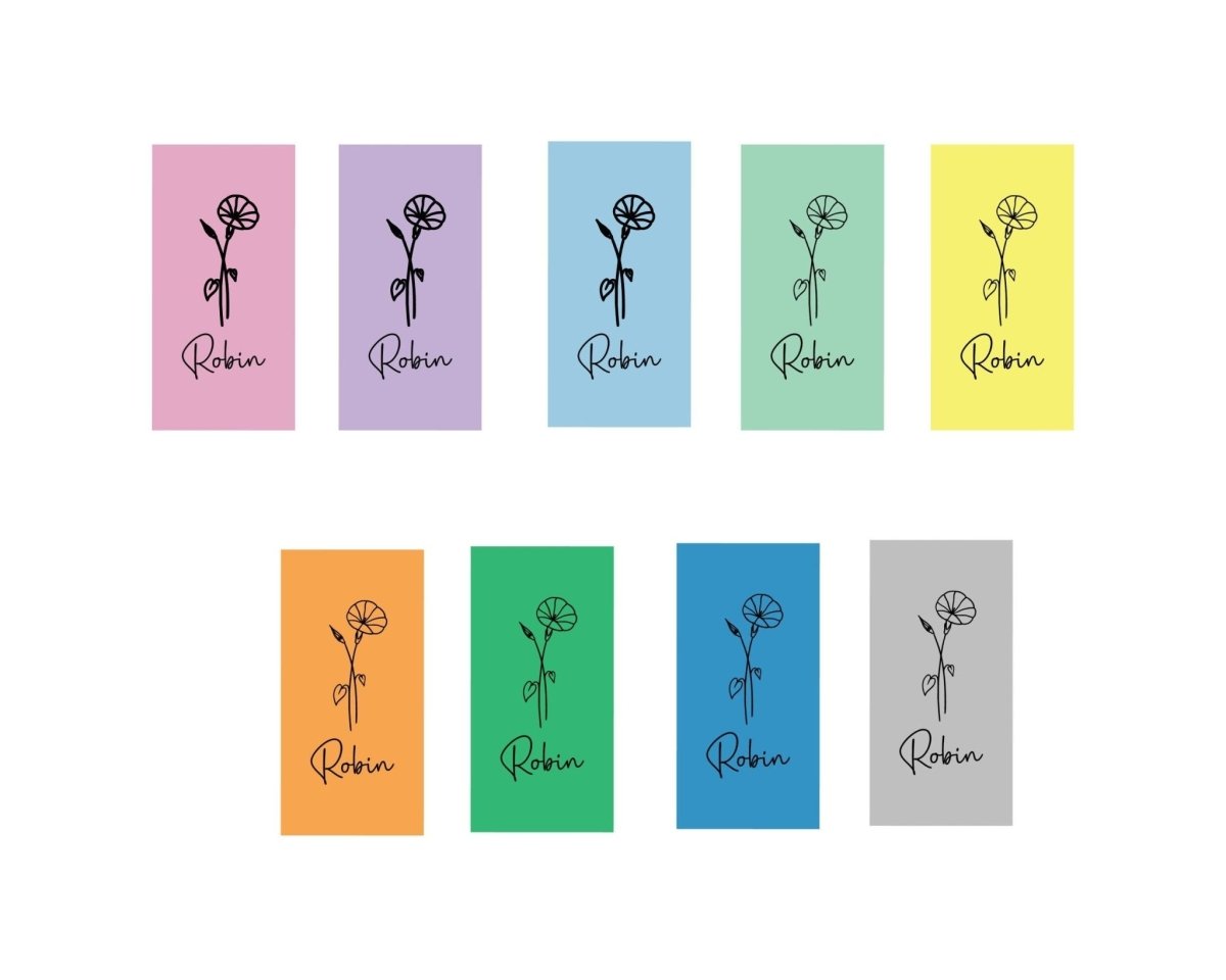 Personalized Birth Flower Keychain - KWL Creations