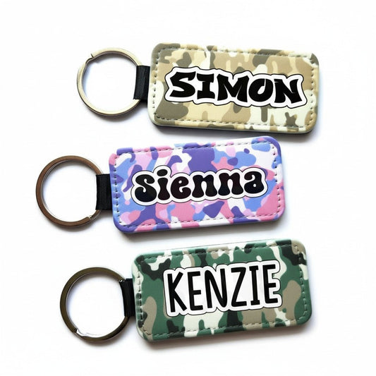 Personalized Camo Name Keychain - KWL Creations