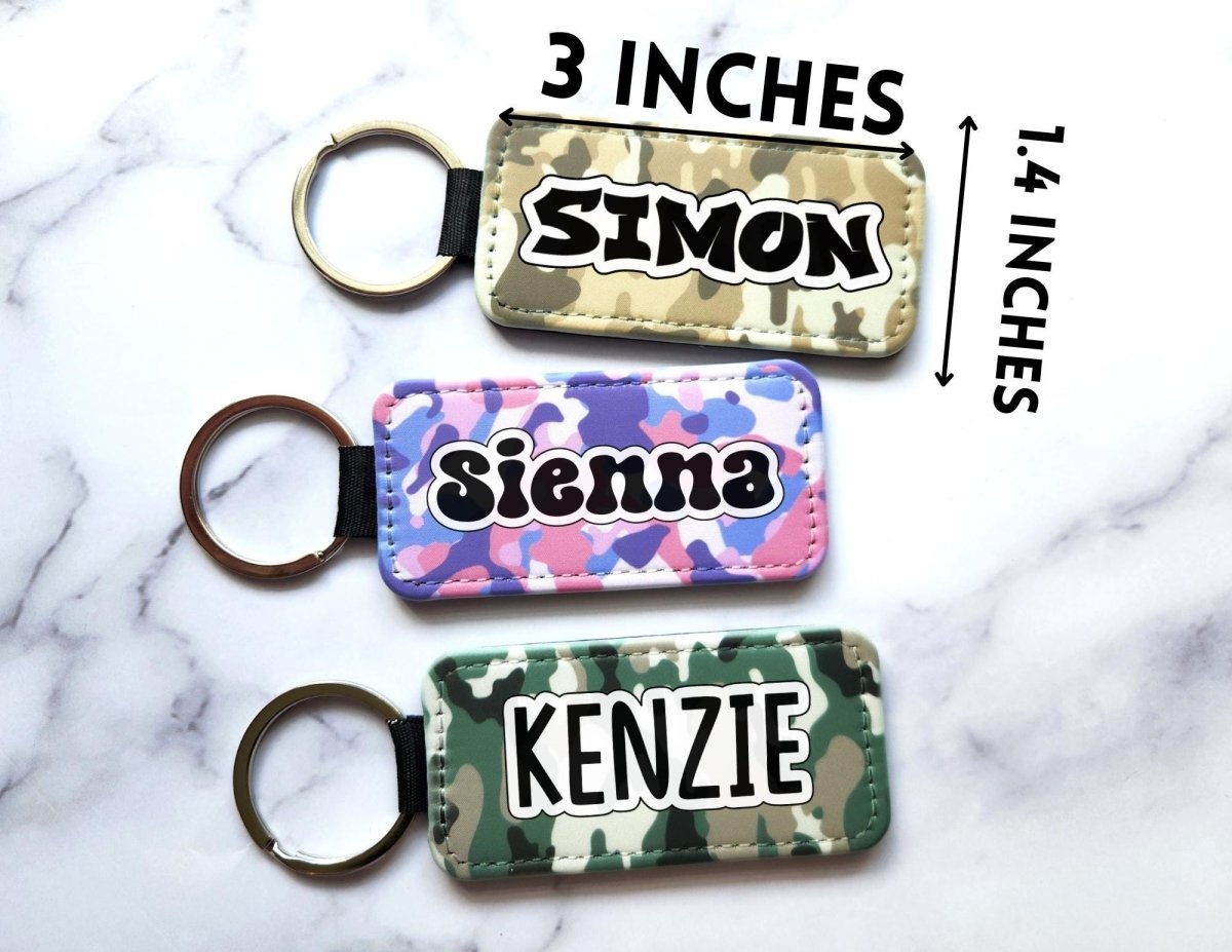 Personalized Camo Name Keychain - KWL Creations