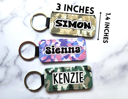 Personalized Camo Name Keychain - KWL Creations