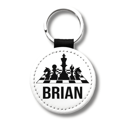 Personalized Chess Board Key Chain - KWL Creations