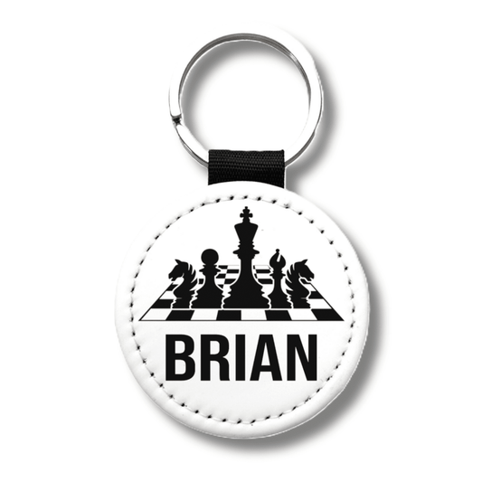 Personalized Chess Board Key Chain - KWL Creations