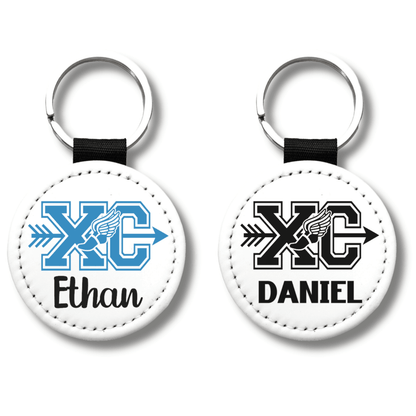 Personalized Cross Country Keychain - KWL Creations