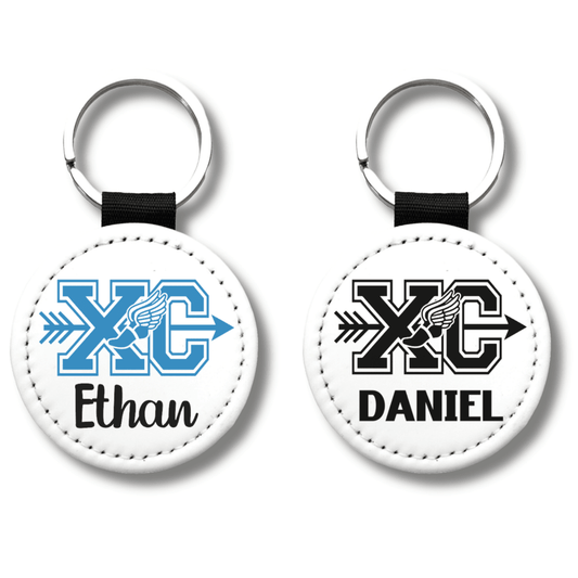 Personalized Cross Country Keychain - KWL Creations