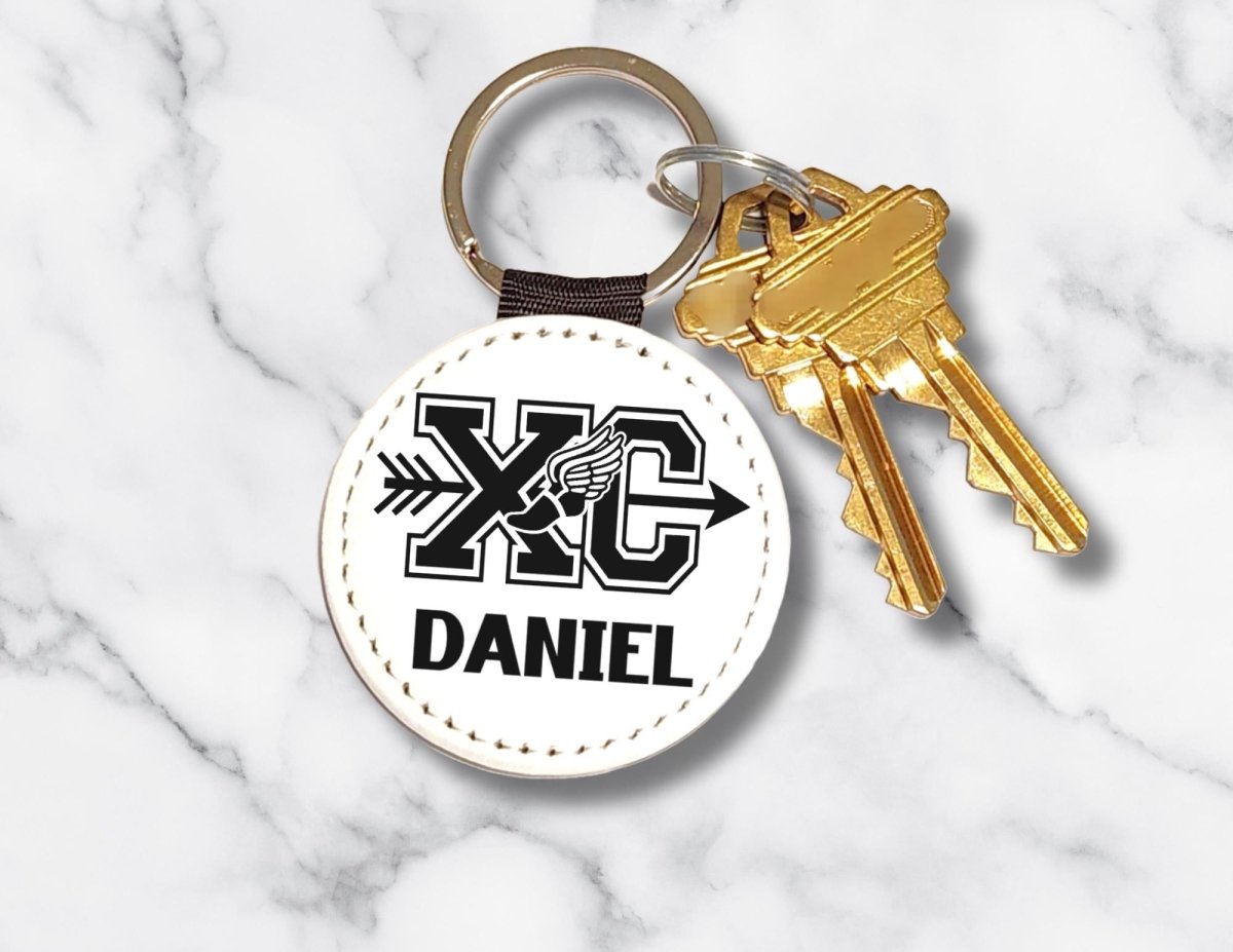 Personalized Cross Country Keychain - KWL Creations
