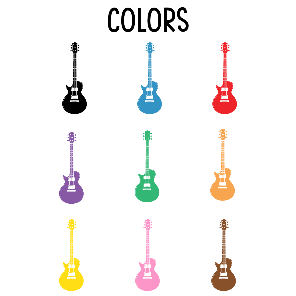 Personalized Electric Guitar Keychain - KWL Creations
