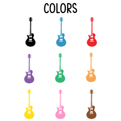 Personalized Electric Guitar Keychain - KWL Creations