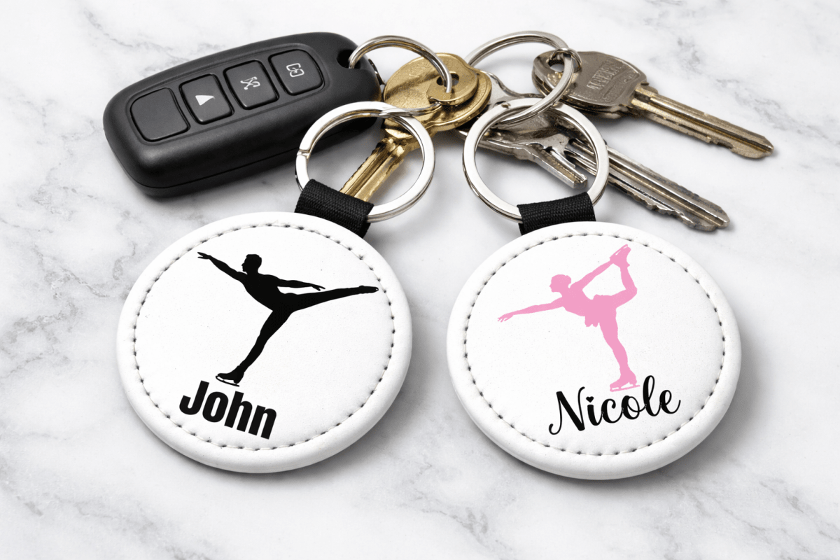 Personalized Figure Skating Keychains | Custom Team Gifts - KWL Creations