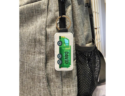 Personalized Garbage Truck Keychain: Waste Management Gift - KWL Creations