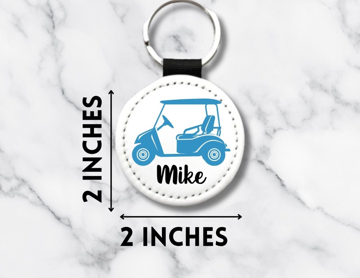 Personalized Golf Cart Keychain – Golfer Gift - KWL Creations