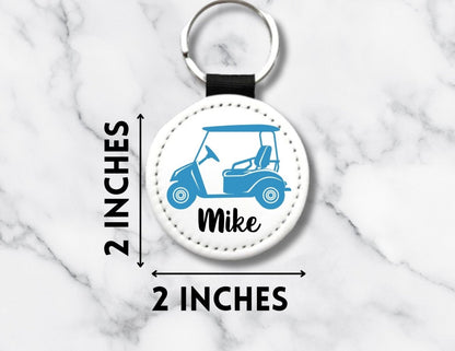 Personalized Golf Cart Keychain – Golfer Gift - KWL Creations