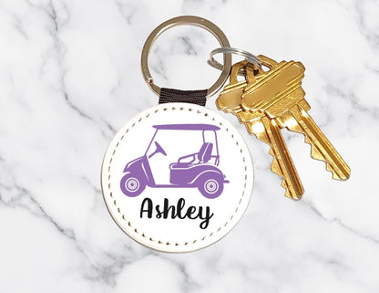 Personalized Golf Cart Keychain – Golfer Gift - KWL Creations