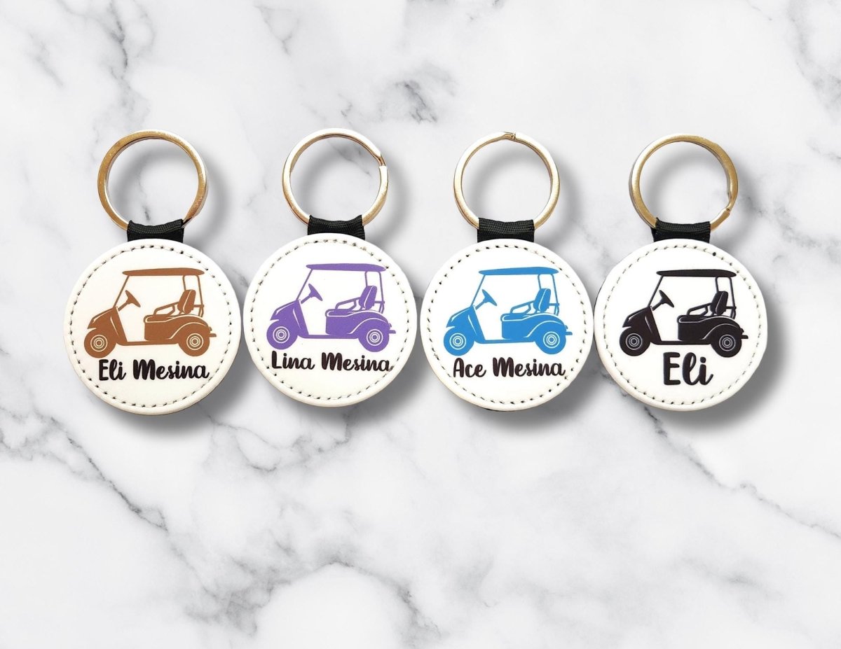 Personalized Golf Cart Keychain – Golfer Gift - KWL Creations