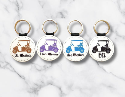 Personalized Golf Cart Keychain – Golfer Gift - KWL Creations
