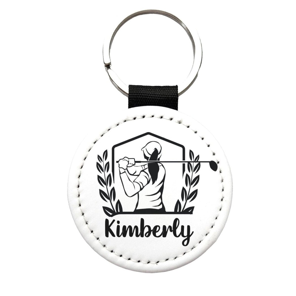 Personalized Golf Keychain – Custom Name Golfer Bag Tag - KWL Creations