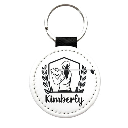 Personalized Golf Keychain – Custom Name Golfer Bag Tag - KWL Creations