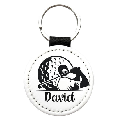 Personalized Golf Keychain – Custom Name Golfer Bag Tag - KWL Creations