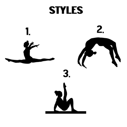 Personalized Gymnastics Keychain: Custom Name & Pose - KWL Creations
