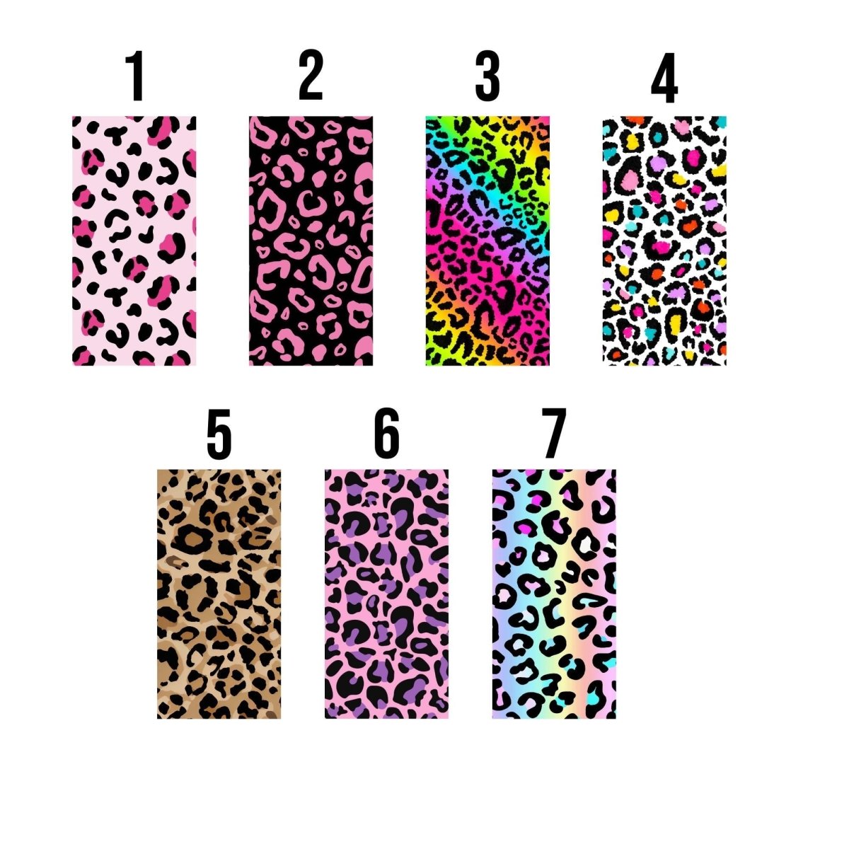 Personalized Leopard Print Name Keychain, Custom Animal Print - KWL Creations