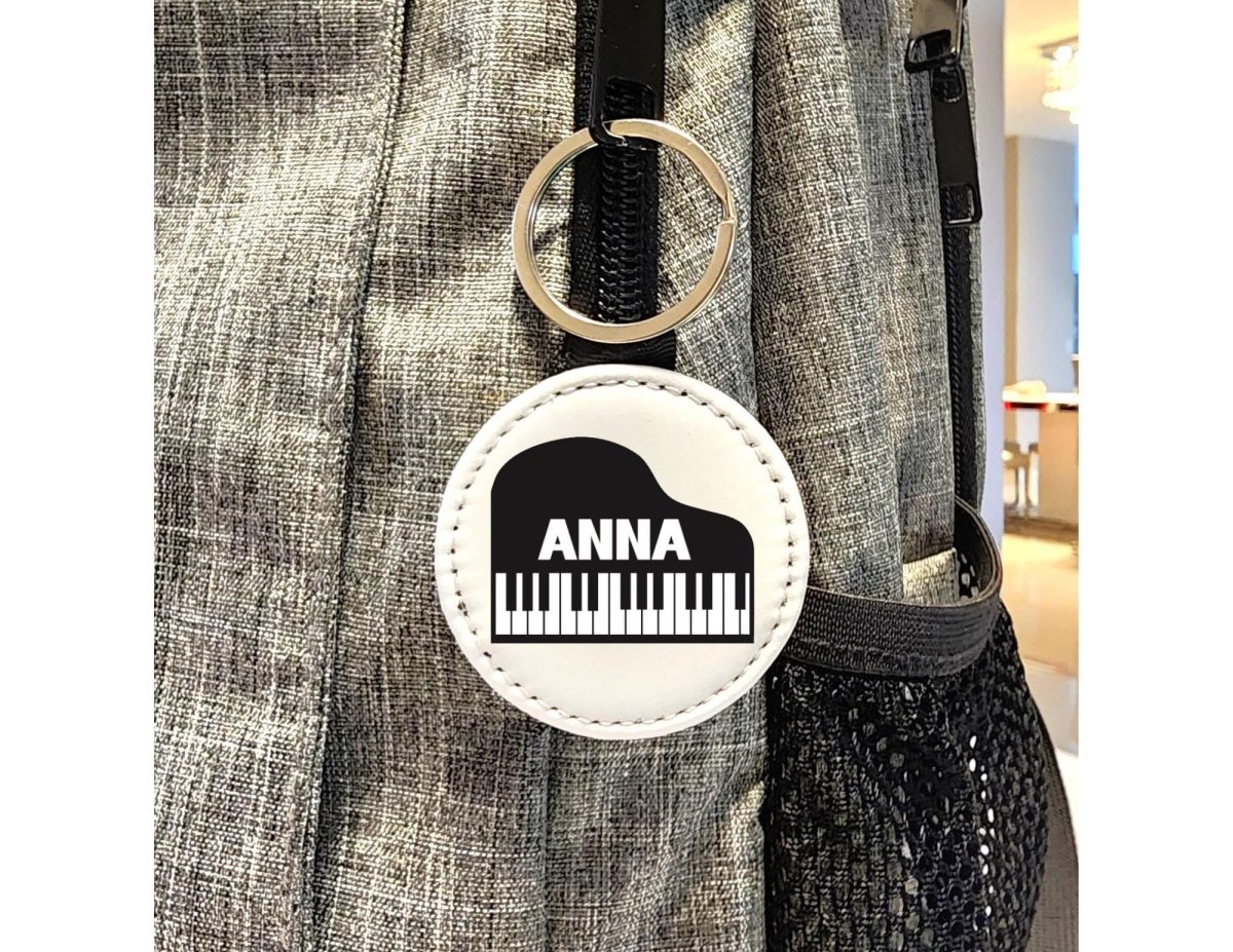 Personalized Piano Keychain: Music Lover Gift - KWL Creations