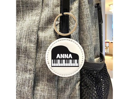 Personalized Piano Keychain: Music Lover Gift - KWL Creations