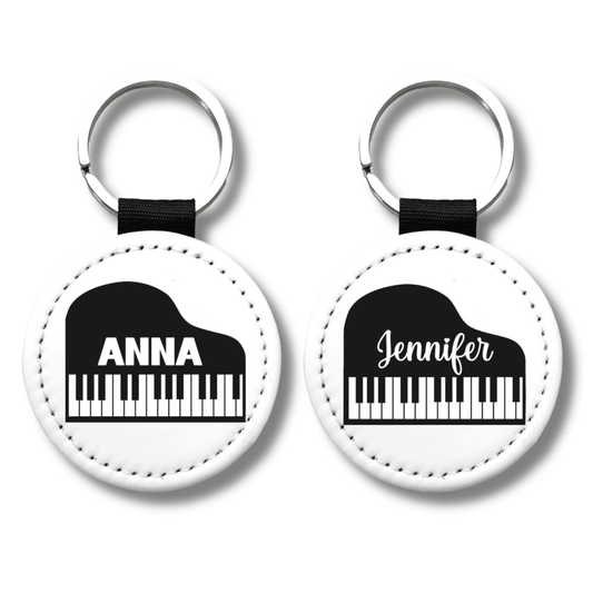 Personalized Piano Keychain: Music Lover Gift - KWL Creations