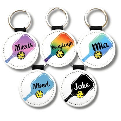 Personalized Pickleball Paddle Keychain - KWL Creations