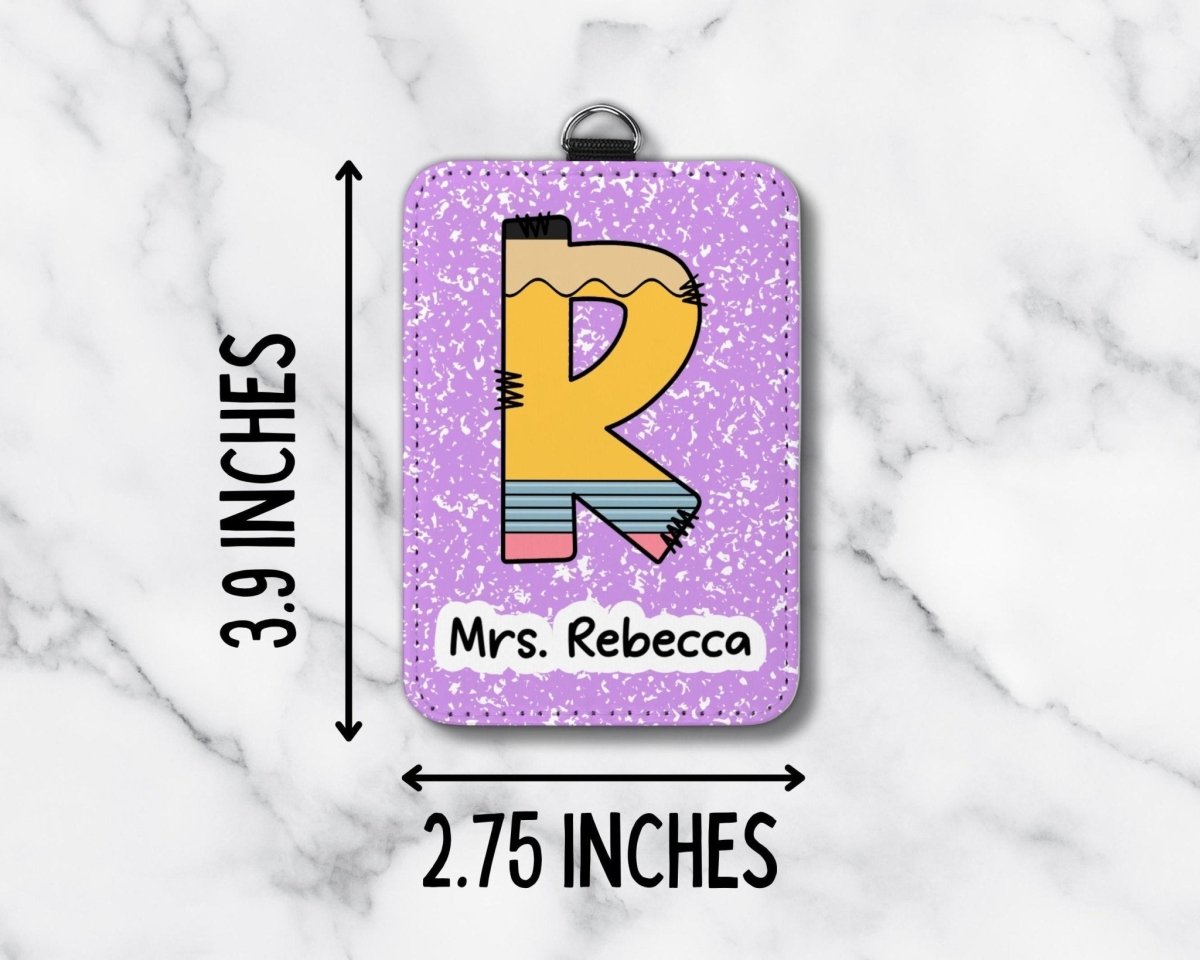 custom teacher ID holder