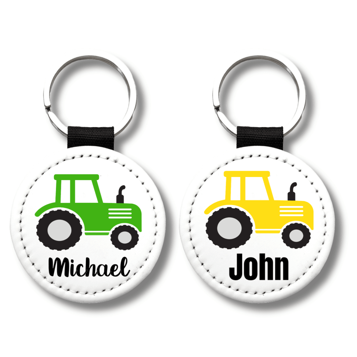 Personalized Tractor Keychain - KWL Creations