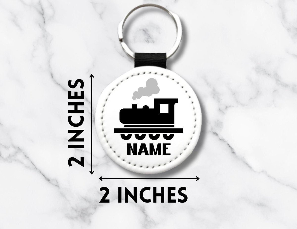 Personalized Train Engine Keychain for Kids - KWL Creations