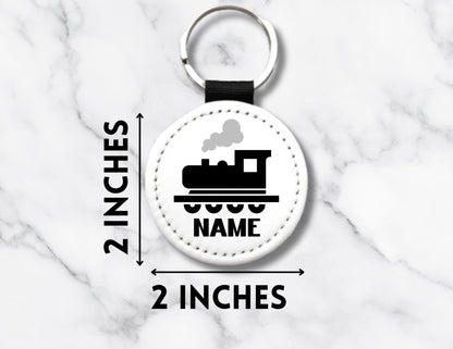 Personalized Train Engine Keychain for Kids - KWL Creations