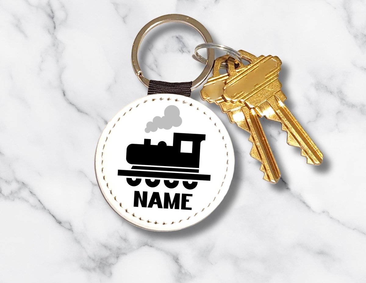 Personalized Train Engine Keychain for Kids - KWL Creations
