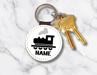 Personalized Train Engine Keychain for Kids - KWL Creations